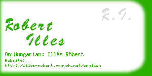 robert illes business card